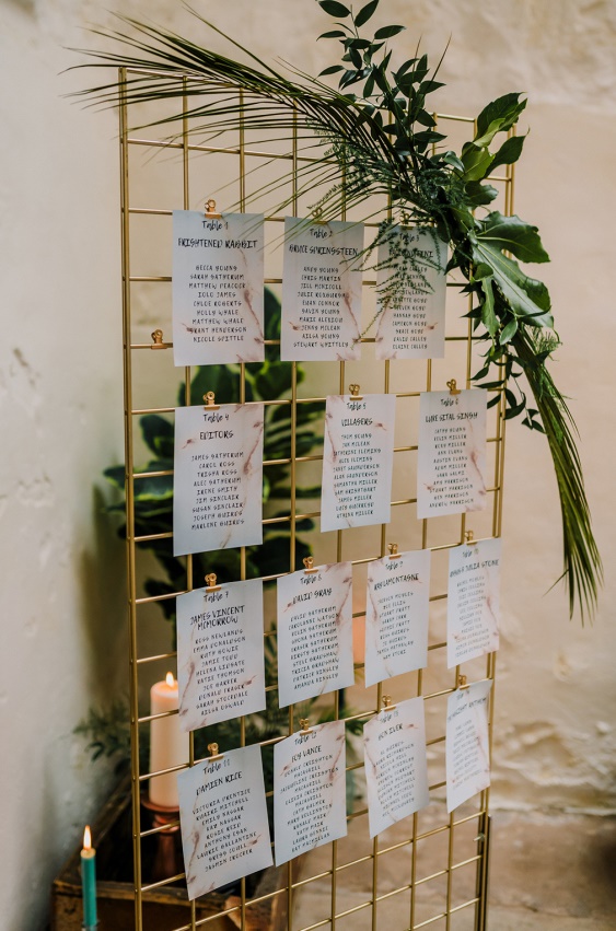 modern table plan hire scotland