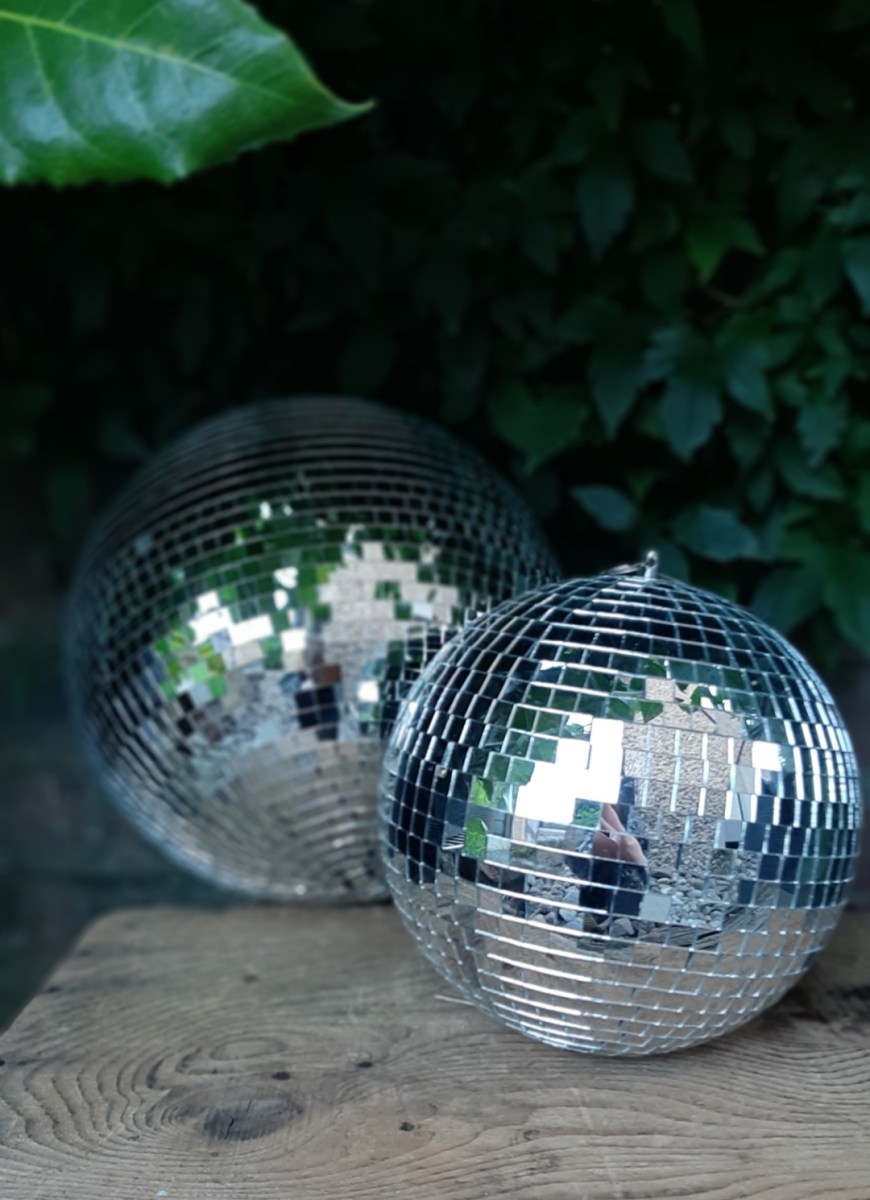 disco balls for wedding venue prop hire in fife
