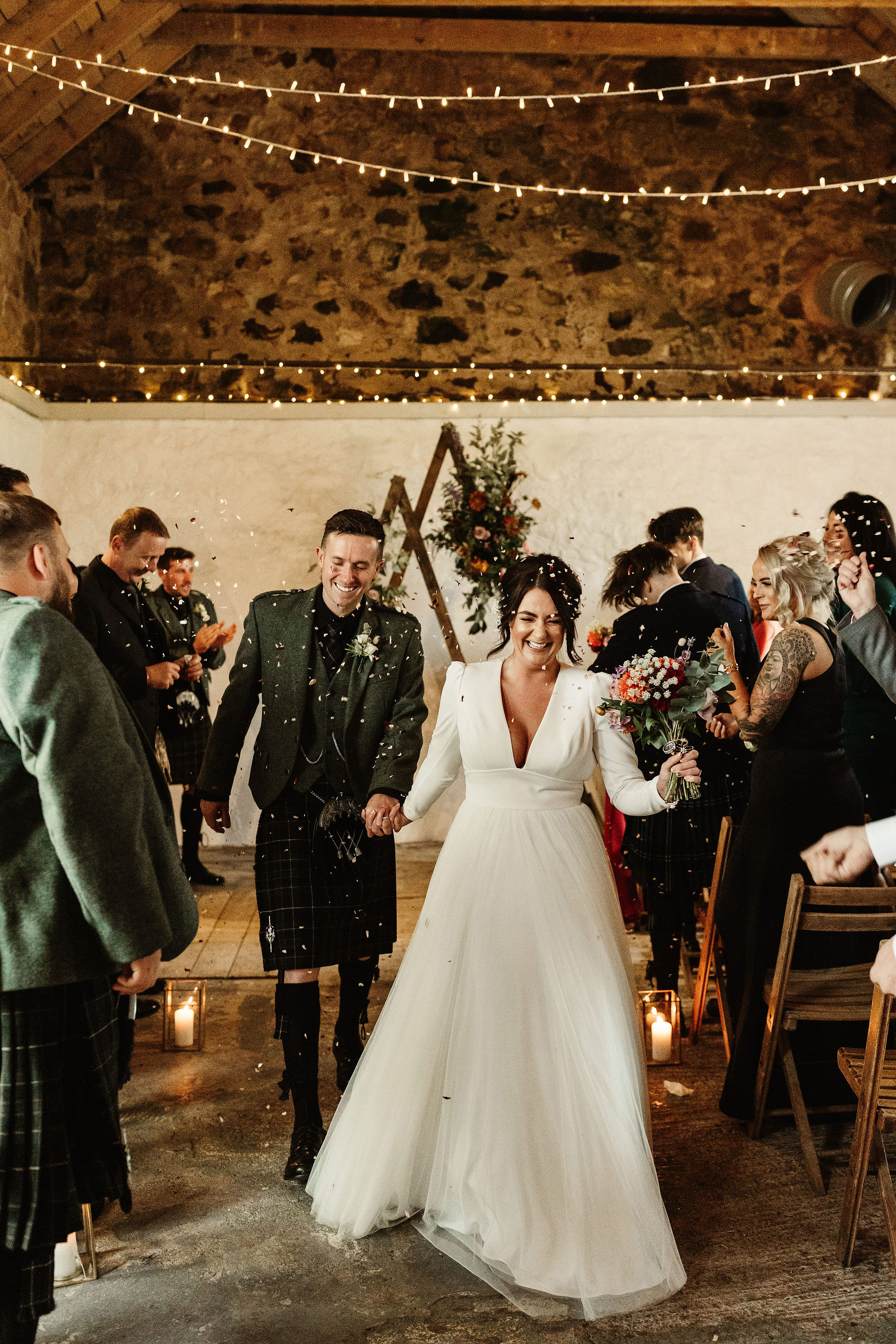 Cowshed Crail ceremony room decor
