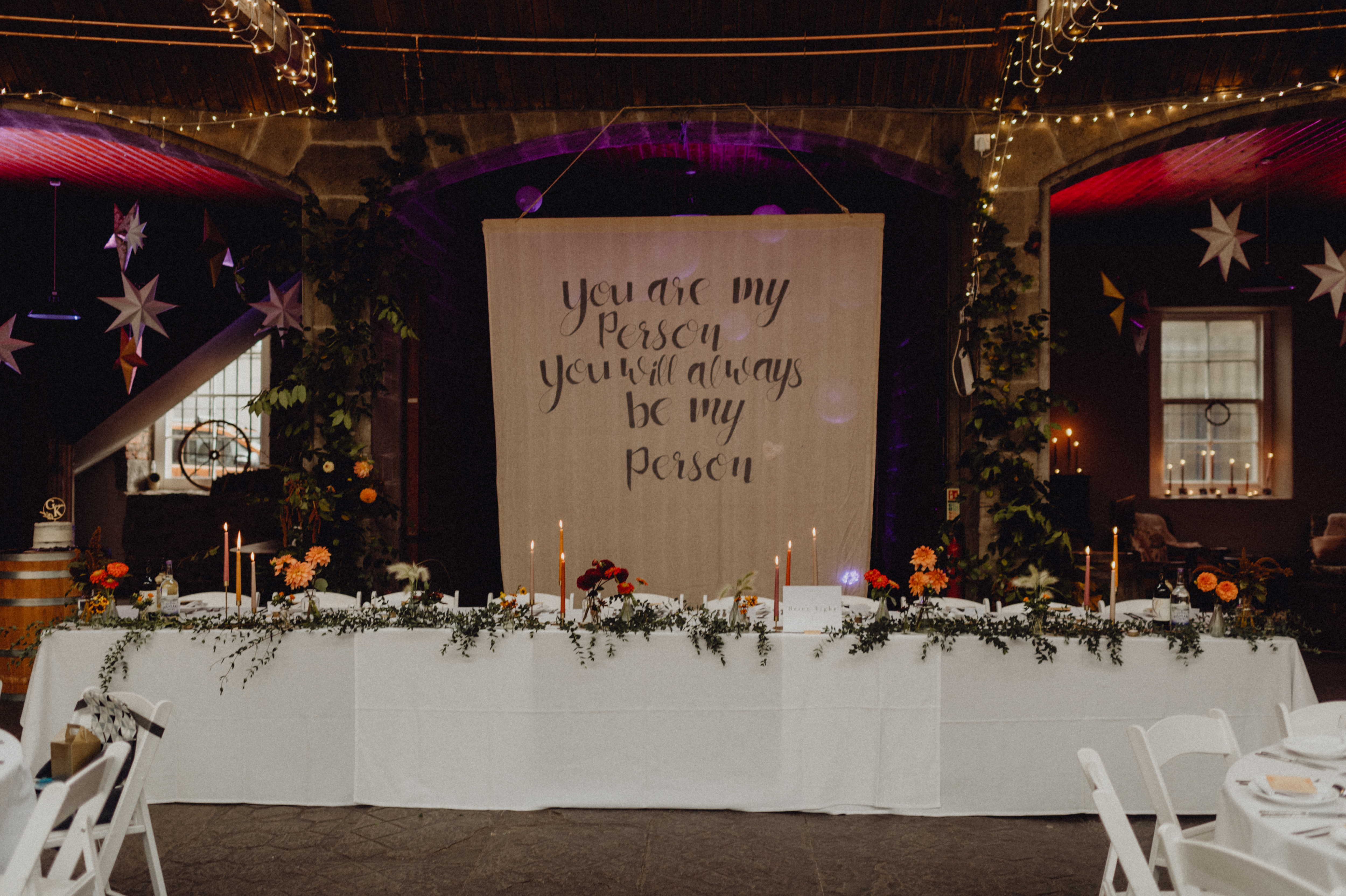 top table modern decor Errol Park Scotland