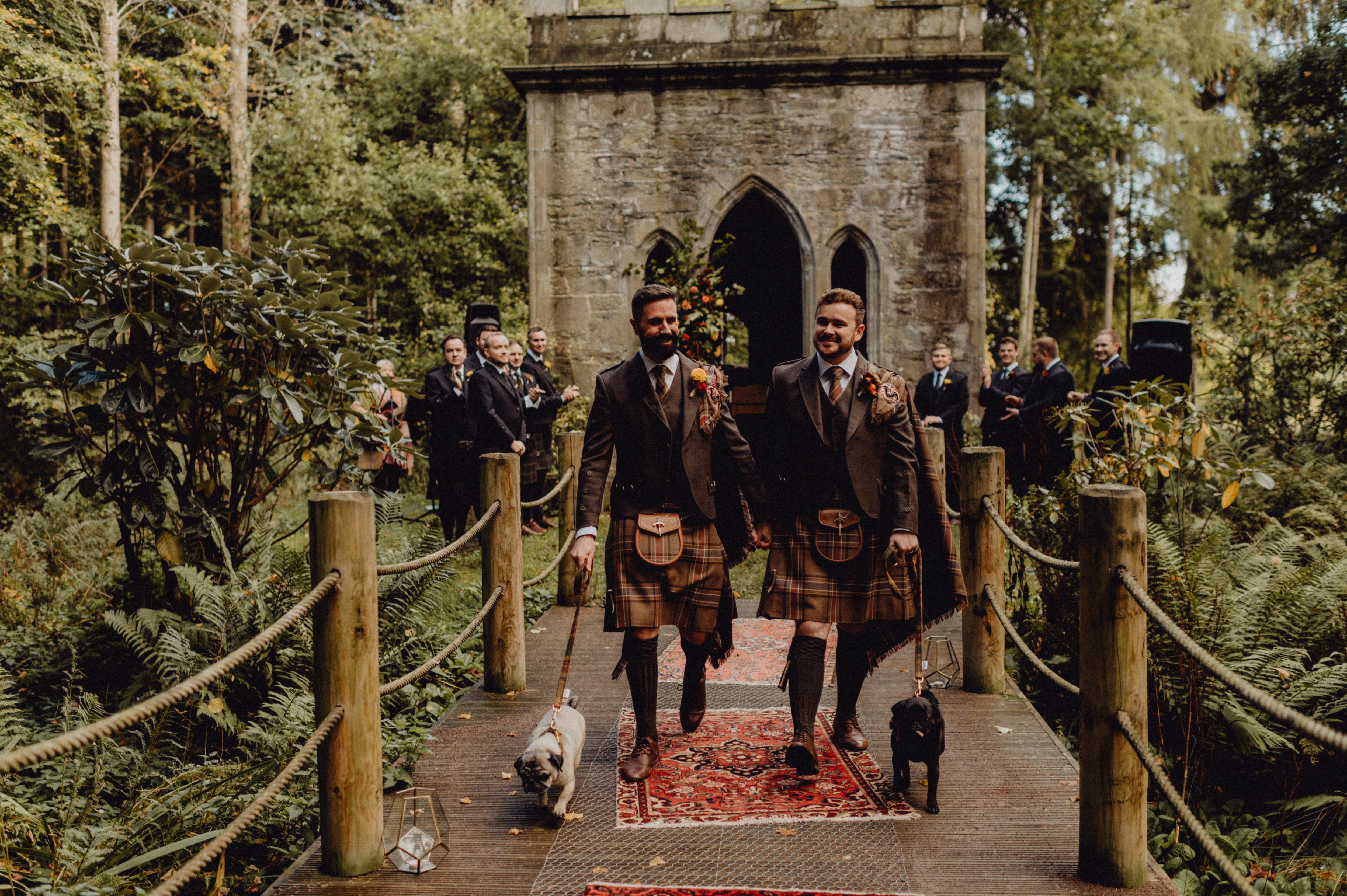 same couple wedding in Perthshire Scotland