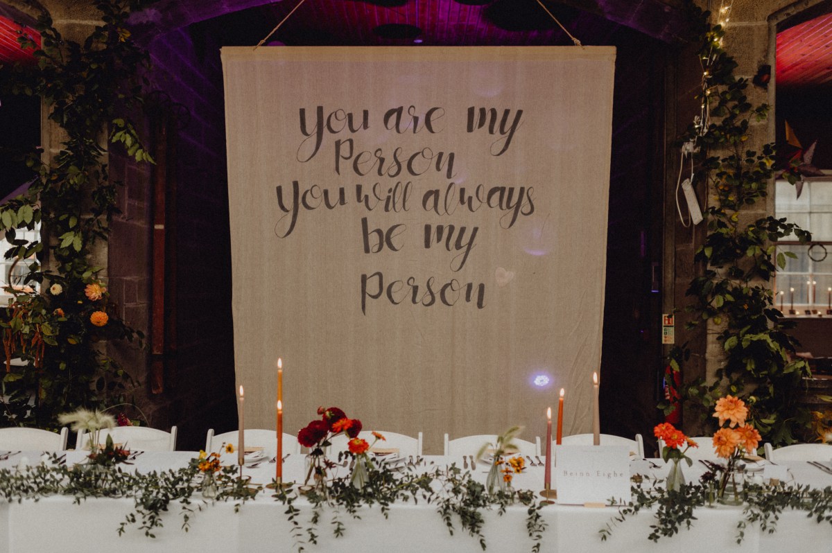 wedding banner hire Scotland