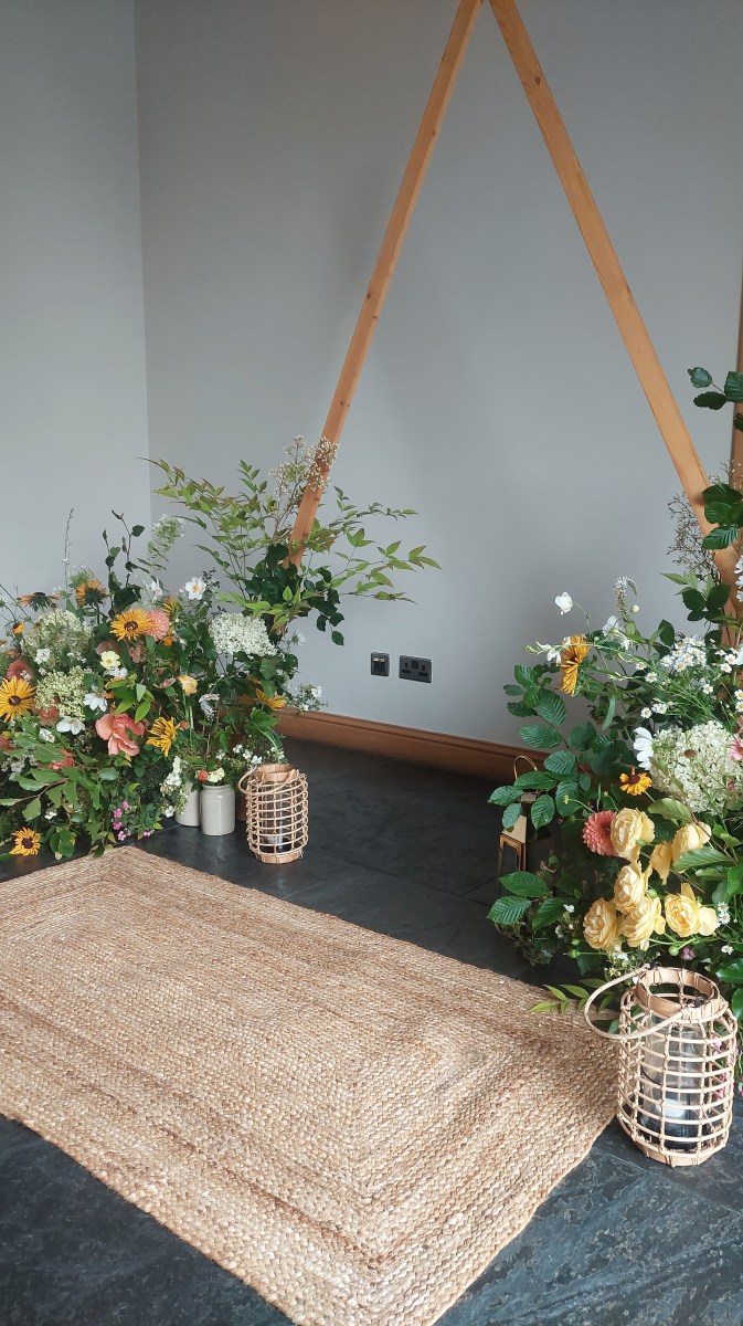 jute rugs for weddings in Scotland